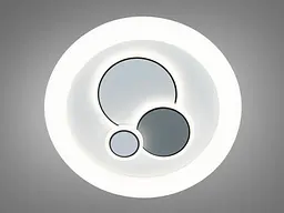 Світильник стельовий LED Diasha 8992-330, 50W, 2750 лм, білий, діаметр 33 см, сучасний стиль для дому