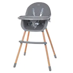 Стільчик для годування LUMI ME 1111 Gray екошкіра