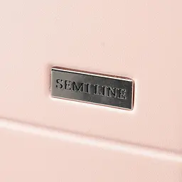 Валіза Semi Line 20 дюймів (S) T5965-2, ABS, з USB-зарядкою та відділенням для ноутбука, ручна поклажа, бежевий - мініатюра 8