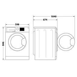 Сушильная машина Whirlpool WP B9X WBS UA (WPB9XWBSUA) - миниатюра 4