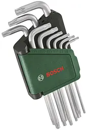 Ключі шестигранні T8-T40 набір 9шт Bosch hoz0012932