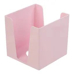 Бокс для паперу Buromax Pastel пластиковий рожевий 90 х 90 х 90 мм (BM.6360-10)