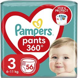 Підгузки-трусики Pampers Pants Midi одноразові 3 (6-11 кг) 56 шт.