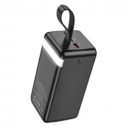 Повербанк чорний із швидкою зарядкою зовнішній акумулятор Power bank BOROFONE BJ14D 50000mAh PD22 5W - мініатюра 4