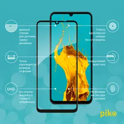 Скло захисне Piko Full Glue ZTE Blade A55 Black (1283126598630) - мініатюра 2