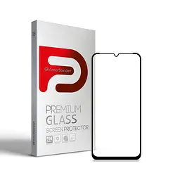 Захисне скло для ZTE Blade V2021 5G, Full Glue, 2.5D, на весь екран, глянцеве, загартоване 9H, повне проклеювання по всій поверхні, з чорною рамкою, протиударне, ArmorStandart (ARM58220)