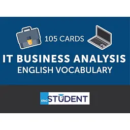 Карточки для изучения English Student IT Business Analysis