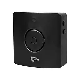 Дверний WiFi дзвінок Light Vision VLC-DR10T(Tuya) Black з ІЧ-датчиком руху (75-00186) - мініатюра 3