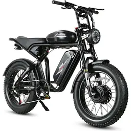 Електровелосипед Samebike Pilot M20 SR Dual Batteries Black [123391] - мініатюра 4