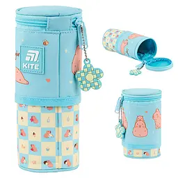 Пенал Kite Chilling Capybara блакитний (K25-684-4) - мініатюра 2