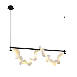 Люстра LED Levistella 7813168 (1200) BK, 18W, 3000K, чорний, стельова, сучасний стиль - мініатюра 2