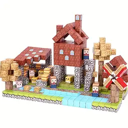 Магнітний конструктор Minecraft 100 шт по грі Майнкрафт Млин Mk001007