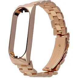 Ремінець Steel Strap Mi Band 7 Gold