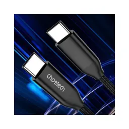 Дата кабель USB-C to USB-C 1.2m USB 3.1 Gen2 240W (50V/5A) Choetech (XCC-1035) - мініатюра 4