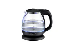 Електрочайник скляний Maestro MR-055-Black 1.0л 1100 Вт чорний - мініатюра 3