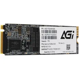 SSD 1Tb AGI AI828 M.2 2280 PCIe Gen 4x4 NVMe 1.4 3D NAND, Retail - мініатюра 3