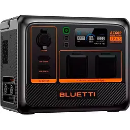 Зарядна станція Bluetti AC60P 600W [103042] - мініатюра 2