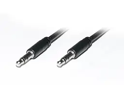 Аудіо-кабель REAL-EL Audio Pro (EL123500040) mini-jack 3.5мм(M)-mini-jack 3.5мм(M) 1м, чорний - мініатюра 2