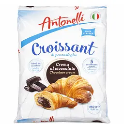 Круасани з шоколадною начинкою Antonelli 250 г (8002371000643)
