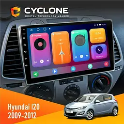 Штатна магнітола Hyundai i20 2009-2012 Cyclone C9-001 2x32 CPL Cyclone (НФ-00004303)