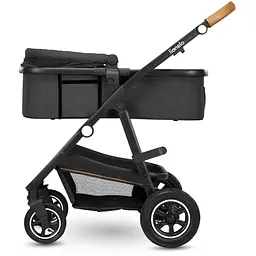 Коляска 2 в 1 Lionelo Amber Grey Graphite, темно-сіра (LO-AMBER GREY GRAPHITE (2in1)) - мініатюра 3