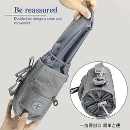 Сумка для вигулу і тренувань собак Pilarmuture Dog Training Treat Pouch Rose Red - мініатюра 8