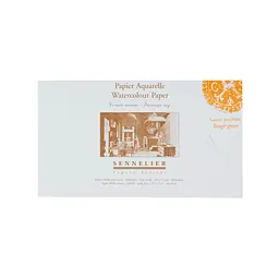 Склейка для акварелі Sennelier, 20 аркушів, крупне зерно, 300 г/м, 33x19 см