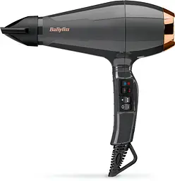 BaByliss Фен Air Pro, 2200Вт, 2 режими, дифузор, іоніз-я, хол. обдув, чорний - мініатюра 2