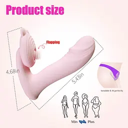 Вібратор Silicone vibrator, 6 frequenciesFinger function, Heating + APP - мініатюра 3