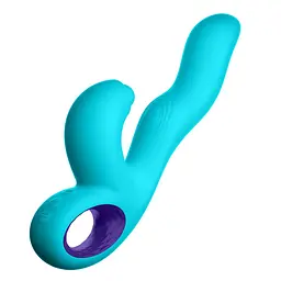 Вібратор-кролик Dreamtoys Femme Funn Klio G-Spot 21.3 см бірюзовий - мініатюра 4