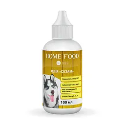 Фітомін для собак HOME FOOD олія "Сезам" для нормалізації роботи ШКТ, 100 мл