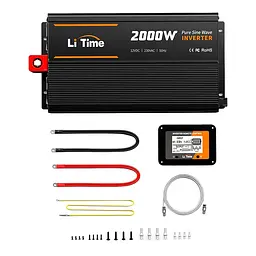 Автономний однофазний інвертор 2kW/12V LiTime L12V2KW-EN-Z (44-00527) - мініатюра 2