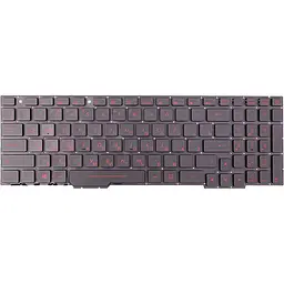 Клавіатура для ноутбука ASUS GL553 чорна, без фрейму, підсвічування (KB315925)