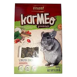 Преміум корм Vitapol Karmeo для шиншил 450 г