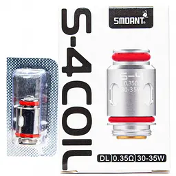 Випарник Smoant Santi Coil S-4 DL - 0.35 Ом (11561) - мініатюра 2