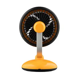 Вентилятор настільний ARDESTO AviaFan FT-F3600BG Yellow, 12 см, акумулятор, підсвітка, USB-A Type-C - мініатюра 4