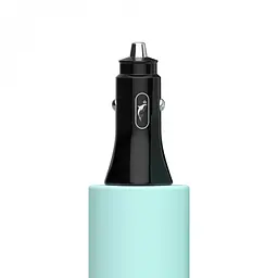Автомобільний зарядний пристрій SkyDolphin SZ16 PD+QC3.0 (2USB, 3.1A) Black (SDAZP-000090) - мініатюра 2