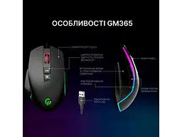 Миша GamePro Nitro USB Black (GM365) - мініатюра 9