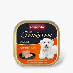 Вологий корм для собак Animonda Vom Feinsten Adult with Poultry + Veal з птахом 150 г (арт.AM-82610)