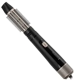 Фен-щітка Remington Blow Dry & Style Caring, 1000Вт, 2 режими, іоніз-я, хол. обдув, чохол, кераміка, чорно-золотий