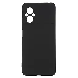 Чехол-накладка для смартфона Xiaomi Poco M5, противоударный, силиконовый, термополиуретановый (ТПУ), с защитой камеры и корпуса, черный, защита всего корпуса, ArmorStandart (ARM62996)