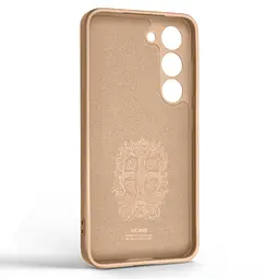 Силиконовый чехол для Samsung Galaxy S23 (SM-S911), Icon Ring, пудровый, панель-накладка, с кольцом-подставкой на 360°, противоударный, возможность использования магнитных держателей, ArmorStandart (ARM68789) - мініатюра 2