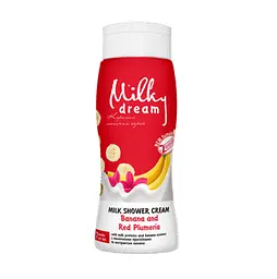 Зволожувальний крем-гель для душу Milky Dream Банан та червона плюмерія 300 мл
