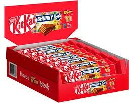 Упаковка батончиків KitKat Chunky молочний DUO 64 г х 24 шт