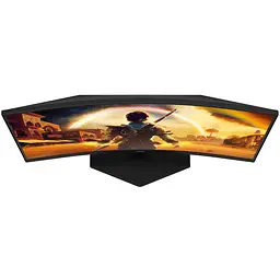 Монітор AOC TFT 27` C27G42E, VA, 180Гц, вигнутий,  2хHDMI, DP, колонки, чорно-червоний - мініатюра 9
