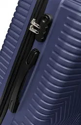 Валіза Середня М ABS пластик на колесах GD Polo 60k001 70 L Синя - мініатюра 5