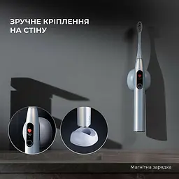 Електрична зубна щітка Oclean X Pro Digital Purple - мініатюра 7