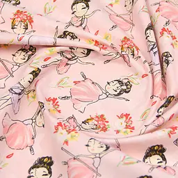 Пелюшка багаторазова Cosas непромокаюча Ballerinas 100x120 см, рожева - мініатюра 3