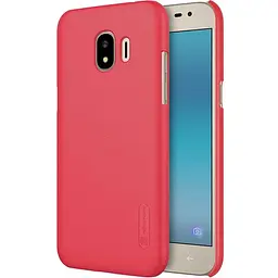 Чохол-накладка Nillkin Super Frosted Shield Samsung Galaxy J2 2018 J250 Red - мініатюра 7