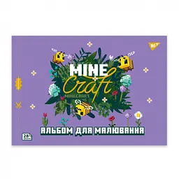 Альбом для малювання Yes Minecraft girls А4 з перфорацією 28 аркушів скоба 4 шт. (130600) - мініатюра 3